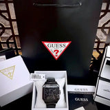 Guess Integrity Analog Black Dial Black Steel Strap Watch for Men - GW0631G2 Authentic Buy Shop Now