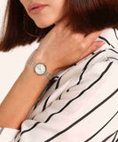 Guess Monroe Silver Dial Rose Gold Steel Strap Watch For Women - W1152L3 Authentic Buy Shop Now