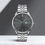 Lacoste Vienna Gray Dial Gray Steel Strap Watch for Men - 2011073T Authentic Buy Shop Now