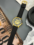 Fossil Townsman Automatic Skeleton Black Dial Black Leather Strap Watch for Men - ME3210 Authentic Buy Shop Now