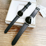 Movado Museum Classic Black Dial Black Leather Strap Watch for Men - 0607194 Authentic Buy Shop Now