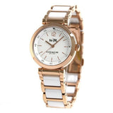 Coach Sport White Dial Two Tone Steel Strap Watch for Women - 14502463 Authentic Buy Shop Now