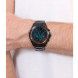 Armani Exchange Drexler Chronograph Black Dial Black Steel Strap Watch For Men - AX2615 Authentic Buy Shop Now