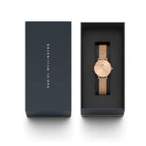Daniel Wellington Petite Rose Gold Dial Rose Gold Mesh Strap Watch For Women - DW00100472 Authentic Buy Shop Now
