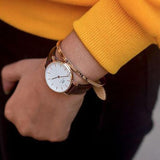 Daniel Wellington Classic Petite Bristol White Dial Brown Leather Strap Watch For Women - DW00100227 Authentic Buy Shop Now