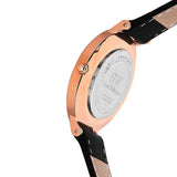 Daniel Wellington Classic Petite Sheffield Black Dial Black Leather Strap Watch For Women - DW00100224 Authentic Buy Shop Now