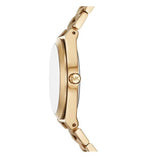 Michael Kors Lennox Three-Hand Gold Dial Gold Steel Strap Watch for Women - MK7500 Authentic Buy Shop Now