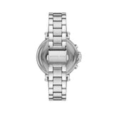 Michael Kors Maren Chronograph Silver Dial Silver Steel Strap Watch for Women - MK7495 Authentic Buy Shop Now