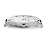 Daniel Wellington Classic Canterbury White Dial Two Tone NATO Strap Watch For Women - DW00100051 Authentic Buy Shop Now
