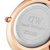 Daniel Wellington Classic Petite York White Dial Brown Leather Strap Watch For Women - DW00100176 Authentic Buy Shop Now