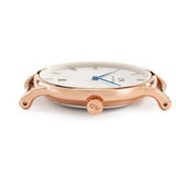 Daniel Wellington Dapper York White Dial Brown Leather Strap Watch For Women - DW00100093 Authentic Buy Shop Now