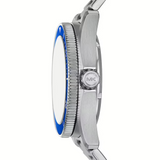 Michael Kors Maritime Three-Hand Blue Dial Silver Steel Strap Watch for Men - MK9160 Authentic Buy Shop Now