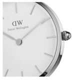 Daniel Wellington Classic Petite Cornwall White Dial Black Nylon Strap Watch For Women - DW00100252 Authentic Buy Shop Now