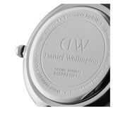 Daniel Wellington Classic Petite Sheffield Black Dial Black Leather Strap Watch For Women - DW00100236 Authentic Buy Shop Now