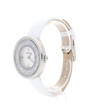 Swarovski Crystalline Pure White Dial White Leather Strap Watch for Women - 5275046 Authentic Buy Shop Now