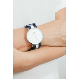 Daniel Wellington Classic Glasgow White Dial Two Tone NATO Strap Watch For Men - DW00100018 Authentic Buy Shop Now