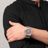 Maserati Potenza Quartz Grey Dial Silver Mesh Bracelet Watch For Men - R8853108007 Authentic Buy Shop Now