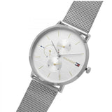 Tommy Hilfiger Jenna Quartz Silver Dial Silver Mesh Bracelet Watch For Women - 1781942 Authentic Buy Shop Now