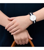 Daniel Wellington Classic Glasgow White Dial Two Tone NATO Strap Unisex Watch - DW00100047 Authentic Buy Shop Now