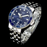 Tissot T Sport Seastar 1000 Powermatic Silicium Blue Dial Silver Steel Strap Watch For Men - T120.407.11.041.01 Authentic Buy Shop Now
