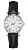 Mido Baroncelli III Automatic Silver Dial Black Leather Strap Watch For Women - M7600.4.21.4 Authentic Buy Shop Now