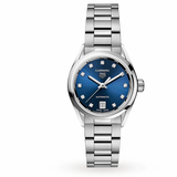 Tag Heuer Carrera Diamonds Blue Dial Silver Steel Strap Watch for Women - WBN2413.BA0621 Authentic Buy Shop Now