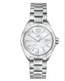 Tag Heuer Formula 1 Quartz Mother of Pearl White Dial Silver Steel Strap Watch for Women - WBJ1418.BA0664 Authentic Buy Shop Now