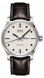 Mido Multifort Automatic Silver Dial Black Leather Strap Watch For Men - M005.430.16.031.80 Authentic Buy Shop Now