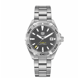 Tag Heuer Aquaracer Calibre 5 Grey Dial Silver Steel Strap Watch for Men - WBD2113.BA0928 Authentic Buy Shop Now