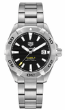 Tag Heuer Aquaracer Automatic Caliber 5 Black Dial Silver Steel Strap Watch for Men - WBD2110.BA0928 Authentic Buy Shop Now