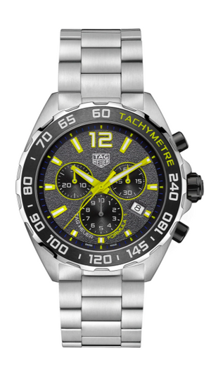 Tag Heuer Formula 1 Chronograph Grey Dial Silver Steel Strap Watch for Men - CAZ101AG.BA0842 Authentic Buy Shop Now