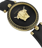 Versace Palazzo Empire Black Dial Black Leather Strap Watch for Women - VCO020017 Authentic Buy Shop Now