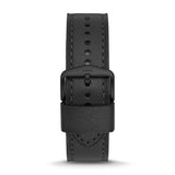 Fossil Bronson Chronograph Black Dial Black Leather Strap Watch for Men - FS5874 Authentic Buy Shop Now
