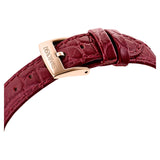 Swarovski Passage Moon Phase Red Dial Red Leather Strap Watch for Women - 5613323 Authentic Buy Shop Now