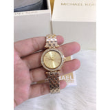 Michael Kors Darci Gold Dial with Diamonds Gold Steel Strap Watch for Women - MK3295 Authentic Buy Shop Now
