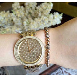 Michael Kors Darci Gold Dial Gold Steel Strap Watch for Women - MK3398 Authentic Buy Shop Now