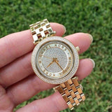 Michael Kors Darci Gold Dial Gold Steel Strap Watch for Women - MK3445 Authentic Buy Shop Now