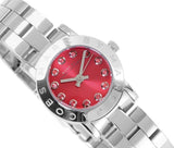 Marc Jacobs Amy Red Dial Silver Steel Strap Watch for Women - MBM3333 Authentic Buy Shop Now