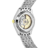 Tissot T Classic T One Automatic Silver Dial Two Tone Steel Strap Watch For Men - T038.430.22.037.00 Authentic Buy Shop Now