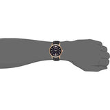 Emporio Armani Renato Quartz Black Dial Black Leather Strap Watch For Men - AR2425 Authentic Buy Shop Now