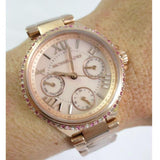 Michael Kors Mini Camille Multifunction Rose Gold Dial Rose Gold Steel Strap Watch For Women - MK7273 Authentic Buy Shop Now