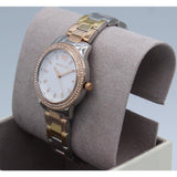 Michael Kors Tibby Three Hand Crystals Silver Dial Two Tone Steel Strap Watch for Women - MK4576 Authentic Buy Shop Now