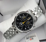 Tissot T Sport PRC200 Chronograph Black Dial Silver Steel Strap Watch for Men - T17.1.586.52 Authentic Buy Shop Now