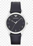Emporio Armani Classic Quartz Black Dial Black Leather Strap Watch For Men - AR1865 Authentic Buy Shop Now