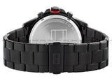 Tommy Hilfiger Blaze Chronograph Black Dial Black Steel Strap Watch For Men - 1792030 Authentic Buy Shop Now