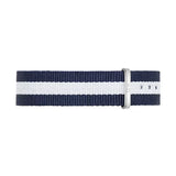 Daniel Wellington Classy Glasgow White Dial Two Tone Nylon Strap Watch For Women - DW00100082 Authentic Buy Shop Now