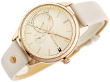 Tommy Hilfiger Brooke Quartz White Dial Cream Leather Strap Watch for Women - 1782022 Authentic Buy Shop Now