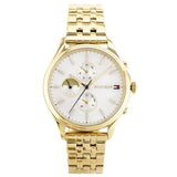 Tommy Hilfiger Whitney Chronograph Quartz Mother of Pearl White Dial Gold Steel Strap Watch For Women - 1782121 Authentic Buy Shop Now