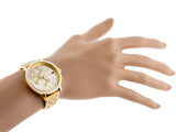 Tommy Hilfiger Madison Quartz Gold Dial Gold Steel Strap Watch For Women - 1782189 Authentic Buy Shop Now