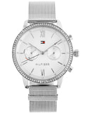 Tommy Hilfiger Blake Diamonds Silver Dial Silver Mesh Bracelet Watch for Women - 1782301 Authentic Buy Shop Now